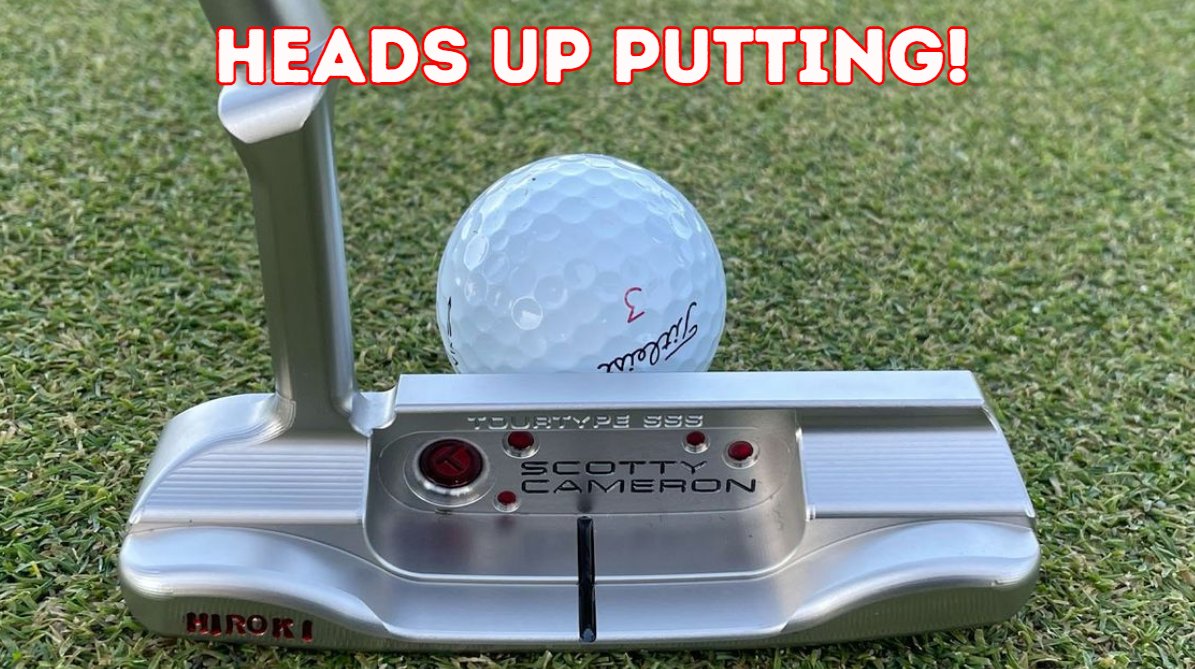 LouStagner's tweet image. Well - I have made the COMPLETE jump.
ALL my putts are now hit heads up. Previously I was only putting heads up outside 15-20 feet.
For those not familiar with heads up putting, you hit the putt while looking at the hole, not the ball.
I finally got comfortable with heads…