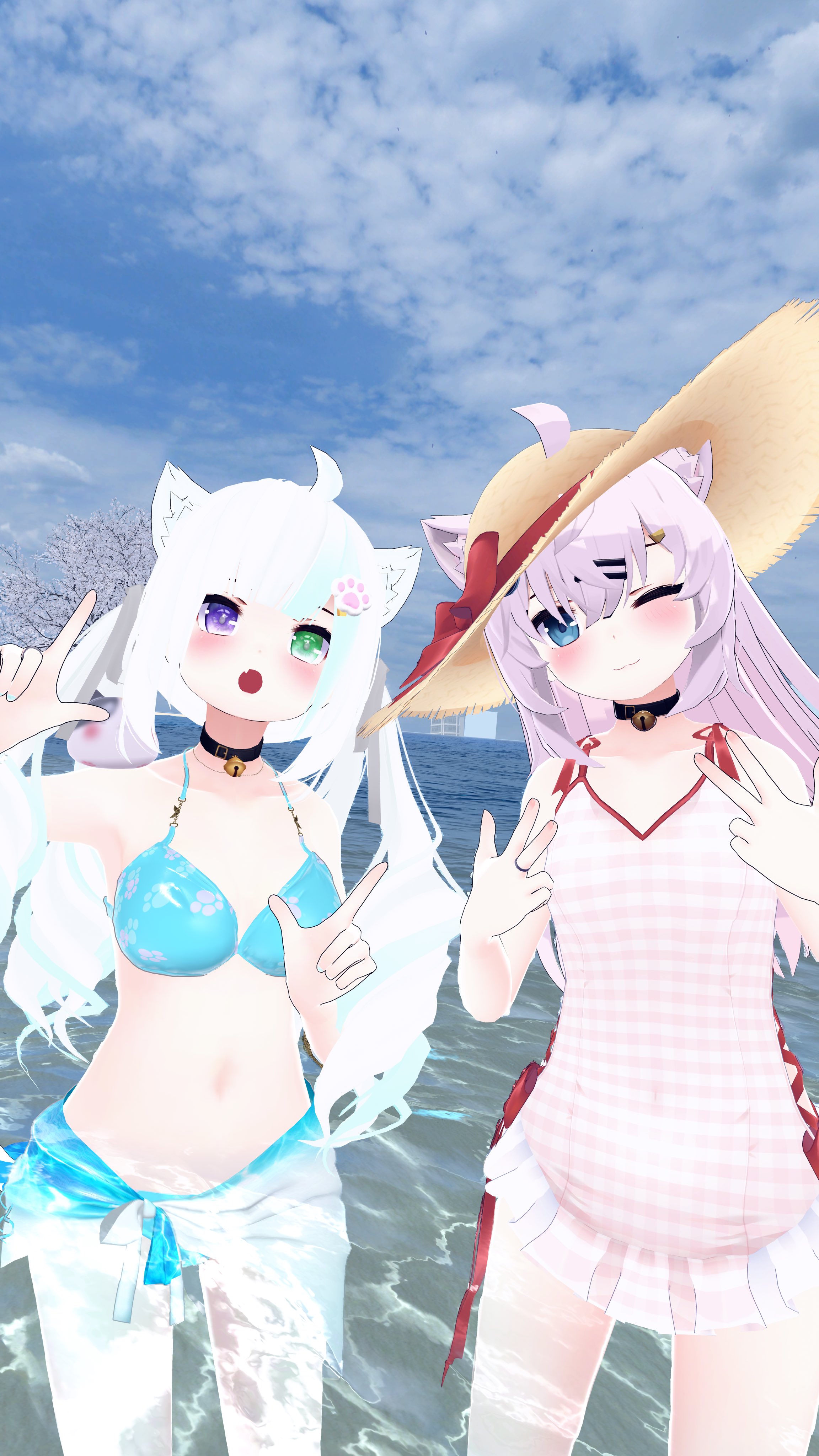 ⑤猫の日♡限定m(=✧ω✧=)m✧ ✧ ✧ 白猫♡白猫　猫ひな人形 ②猫の日♡限定m(=✧ω✧=)m✧ ✧ ✧ 白猫♡白猫 猫ひな人形