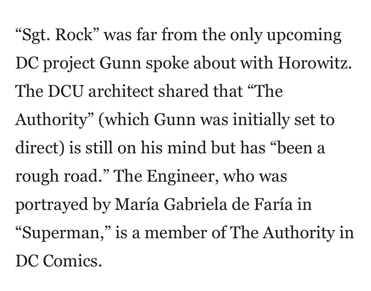 EverythingDCU_'s tweet image. James Gunn was initially set to direct The Authority!