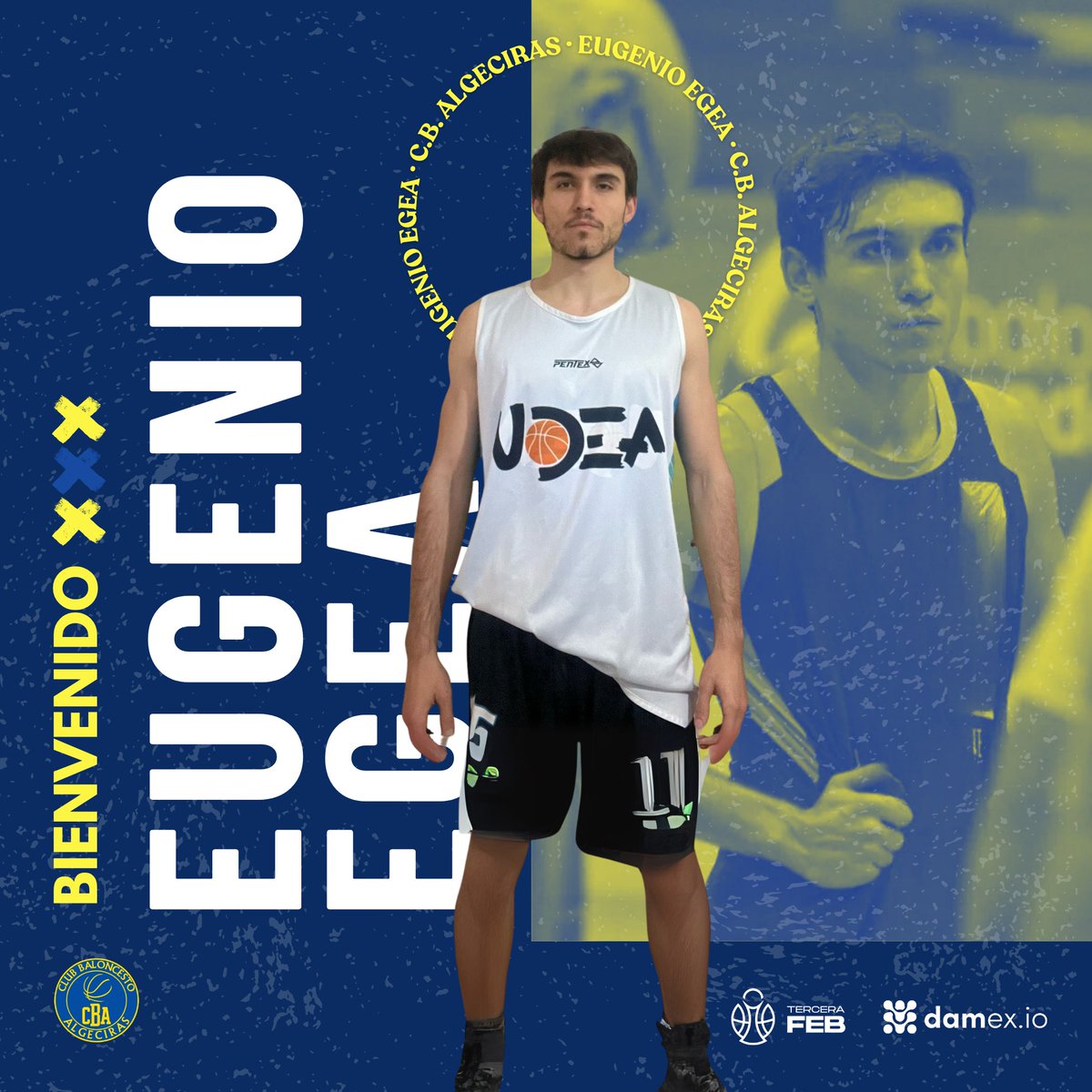✅ | <a href="/CB_Algeciras/">Club Baloncesto Algeciras 'CBA'</a> renueva de cara a la próxima temporada al escolta Eugenio Egea.

👉 El pacense, de 22 años de edad y 185 centímetros, llegó a la escuadra algecireña en el tramo final de la pasada temporada procedente de la Unión Linense de Baloncesto.

#Egea2026.