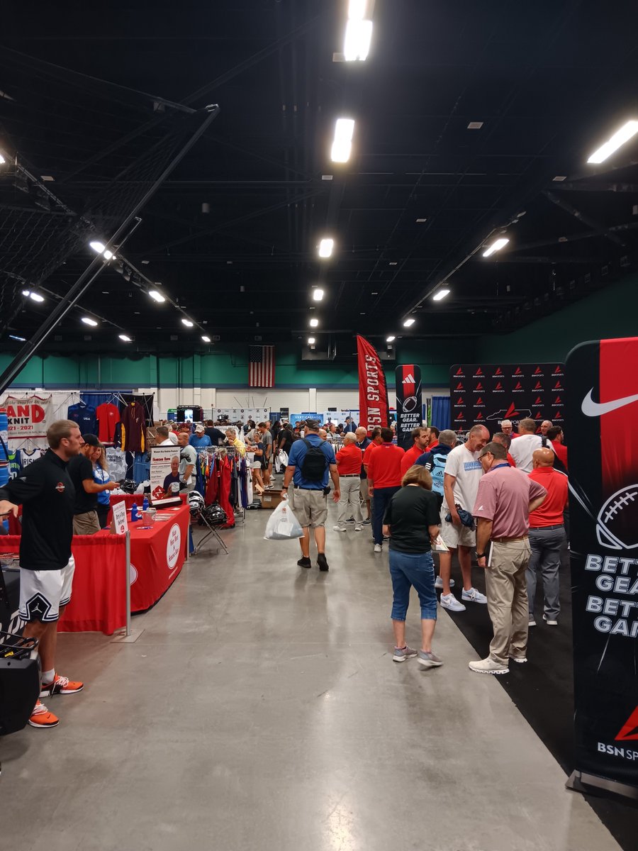 We're at the 2025 NCCA (North Carolina Coaches Association) Clinic in Greensboro! 🙌

Thanks to all the Coaches and ADs who are stopping by and grabbing scratchpads, pens, notebooks, and updating the coaches directory!

STOP BY our Booth 1400 and enter to win a YETI Cooler! 🏆
