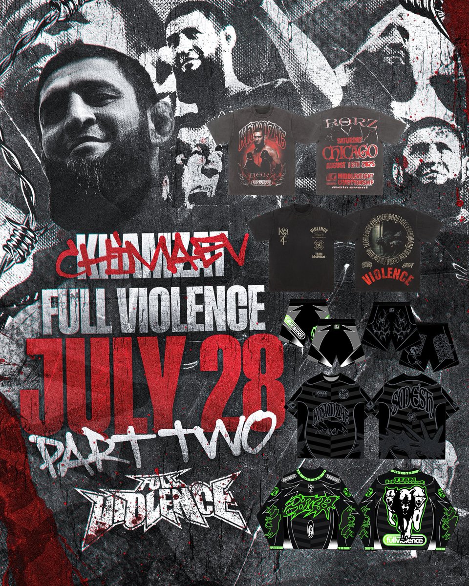 Full_Violence's tweet image. Ask and you shall receive. Khamzat Chimaev x Full Violence PART TWO, for his first UFC title shot. You know we had to. Launching July 28 at 10am PST. 🐺