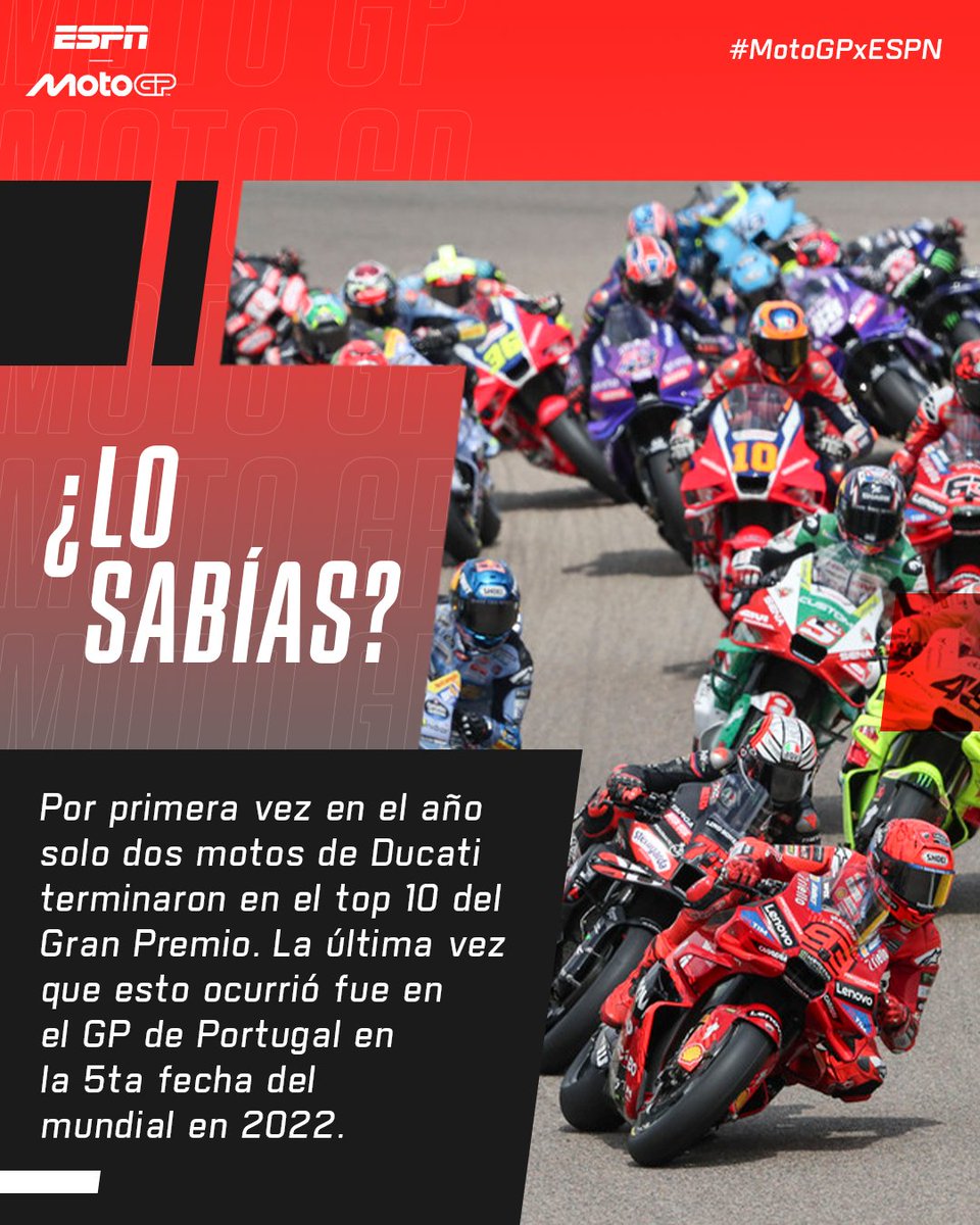 MotoGP_ESPN's tweet image. El #CzechGP le dejó motivos para trabajar en las vacaciones a Dall'Igna y todos en Ducati. 🤔📊