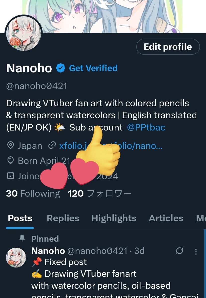 nanoho0421's tweet image. Good morning! Thank you so much for 120 followers!! I'm really surprised by how quickly the number has been growing recently!