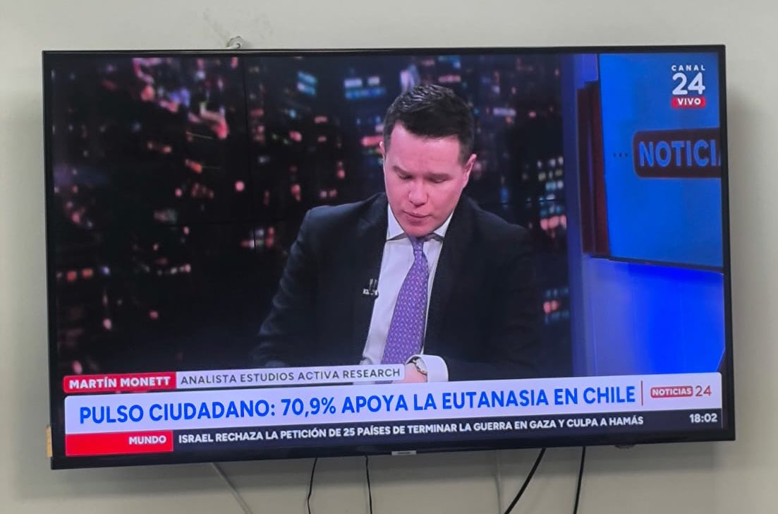 El 70% de los chilenos APOYAN la ley de #Eutanasia. 

Pero en el Senado poco y nada avanza…