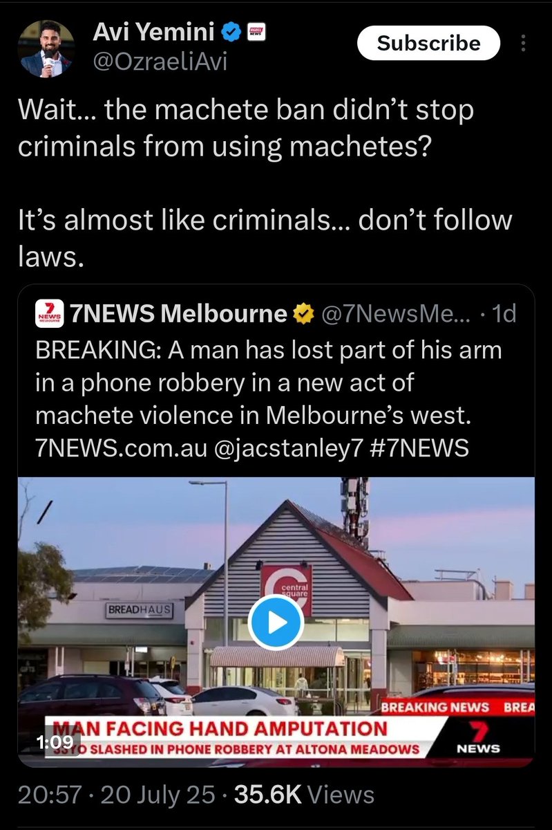 TheKennyDevine's tweet image. DV laws didn't stop you from throwing a chopping board at your ex wife's head.
It doesn't mean the laws shouldn't exist, @OzraeliAvi.