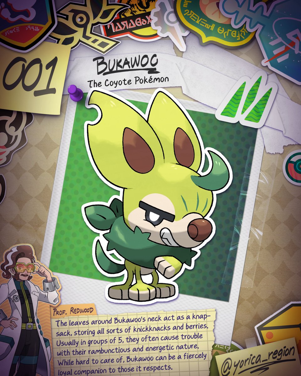 Bukawoo, the Coyote Pokemon!
#fakemon (1/2)