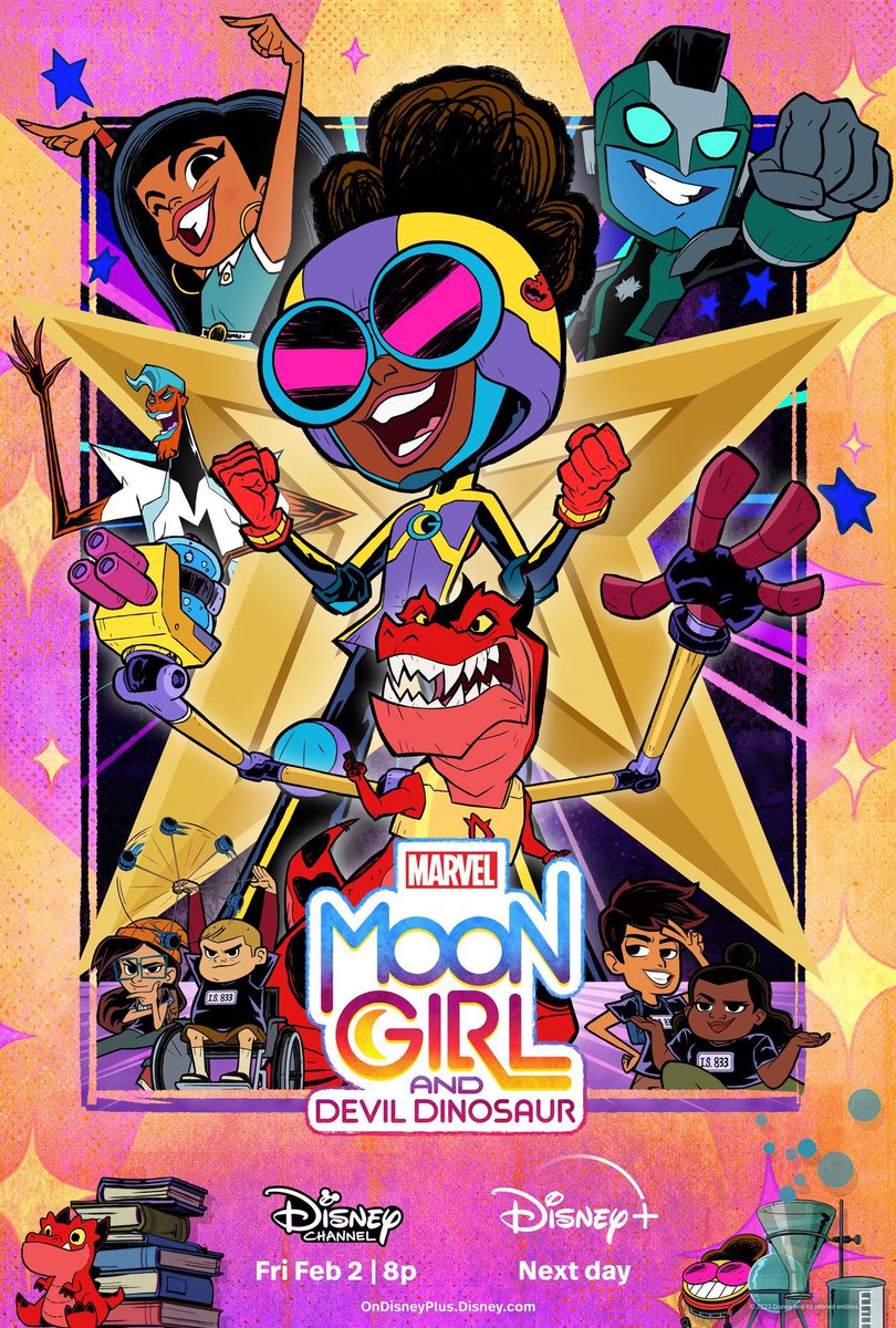 OOC_MGDD's tweet image. Name ONE thing Moon girl and devil dinosaur gave to the world