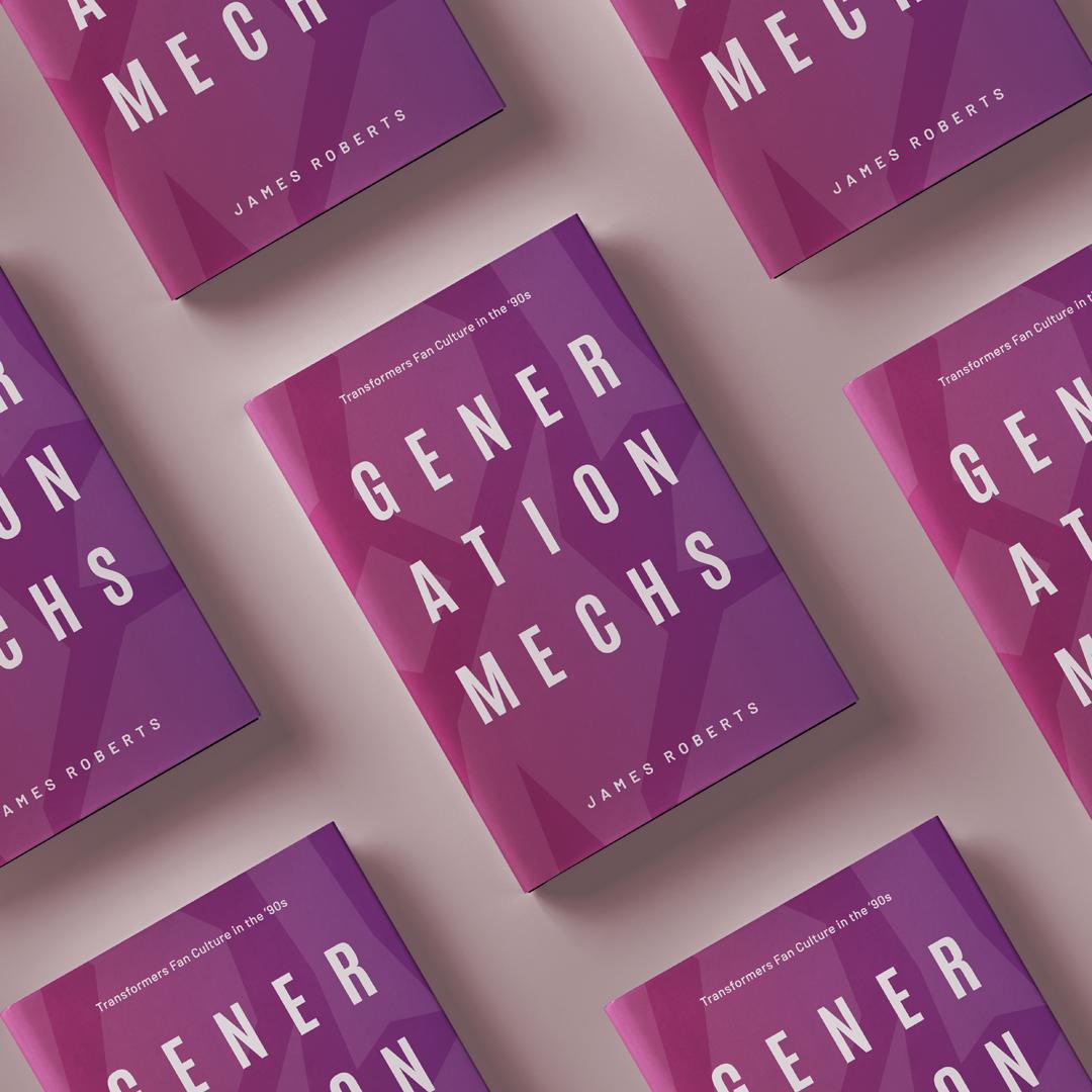 jroberts332's tweet image. Cover reveal! Generation Mechs: Transformers Fan Culture In The 90s, the first release from Empurata Books, is out next month, and it looks like this
496 pages, hardback, embossed cover, spot-varnished dust jacket, and glossy inserts featuring photos of 60+ rare TF zines >>