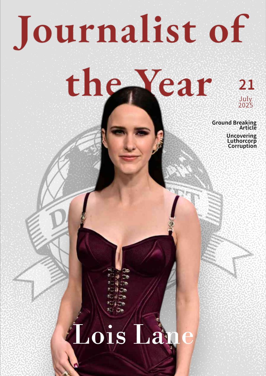 LoisLaneDCU's tweet image. So proud to have won the Journalist of the Year award with the ground Breaking Article exposing the corruption of @LuthorCorpNews
I'd like to thank @PerryWhiteDCU, @jimmy_olsen__ @DCUclarkk and all the team at @DCU_DailyPlanet for helping me with this incredible accolade…