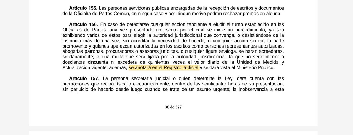 El Código Nacional de Procedimientos Civiles y Familiares hace referencia en dos ocasiones al "Registro judicial"... y luego no dice qué es ese registro. 

En el capítulo de hoy de los Comentarios al CNPCyF sobre el artículo 156 y siguientes acá 👇
open.spotify.com/episode/7fmwEl…