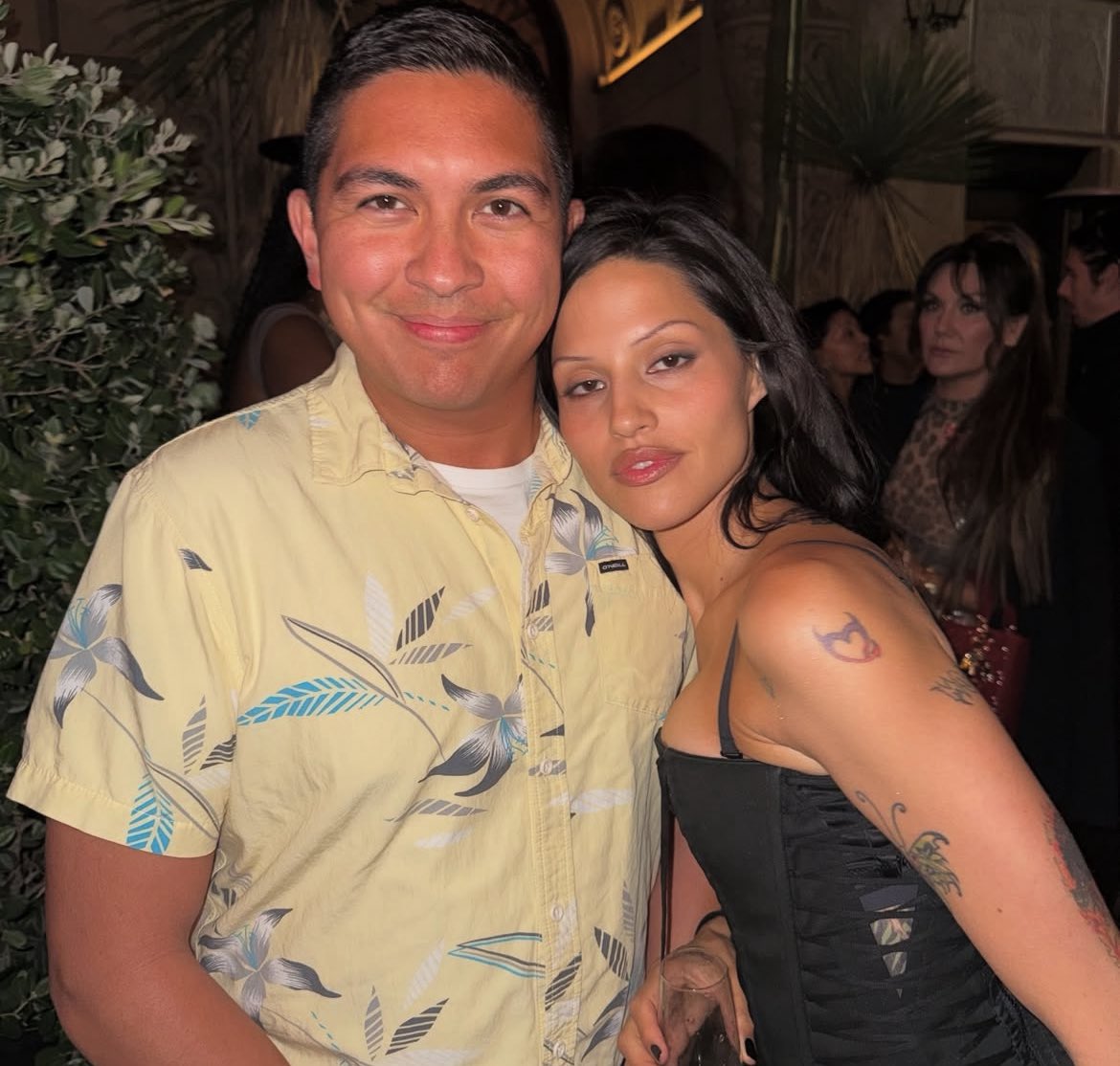 gabbriettedaily's tweet image. Gabbriette with Josh Blumenkranz at the IKWYDLS premiere