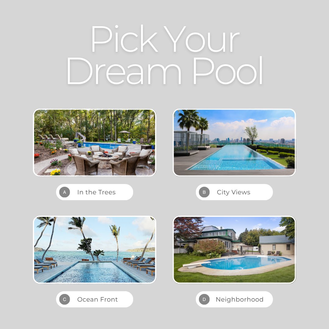 NicoleSellsOKC's tweet image. Dream pool vibes — let’s jump in! 💦

Which view would you dive into? Tell us below! 🌳🏙️🌊🏘️
#DreamPool #BackyardGoals #PoolsideVibes #HomeInspo