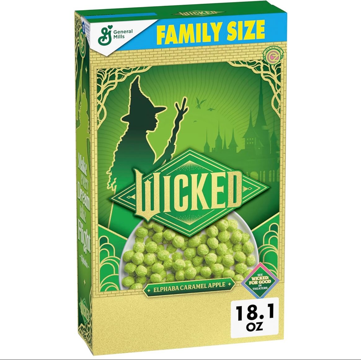 wickedmusicalbr's tweet image. MACETARIAM? A General Mills lançou cereais de Wicked em dois sabores: Elphaba Caramel Apple e Glinda Good Berry.
As caixas tamanho família já estão à venda na Amazon dos EUA e no Walmart do Canadá!