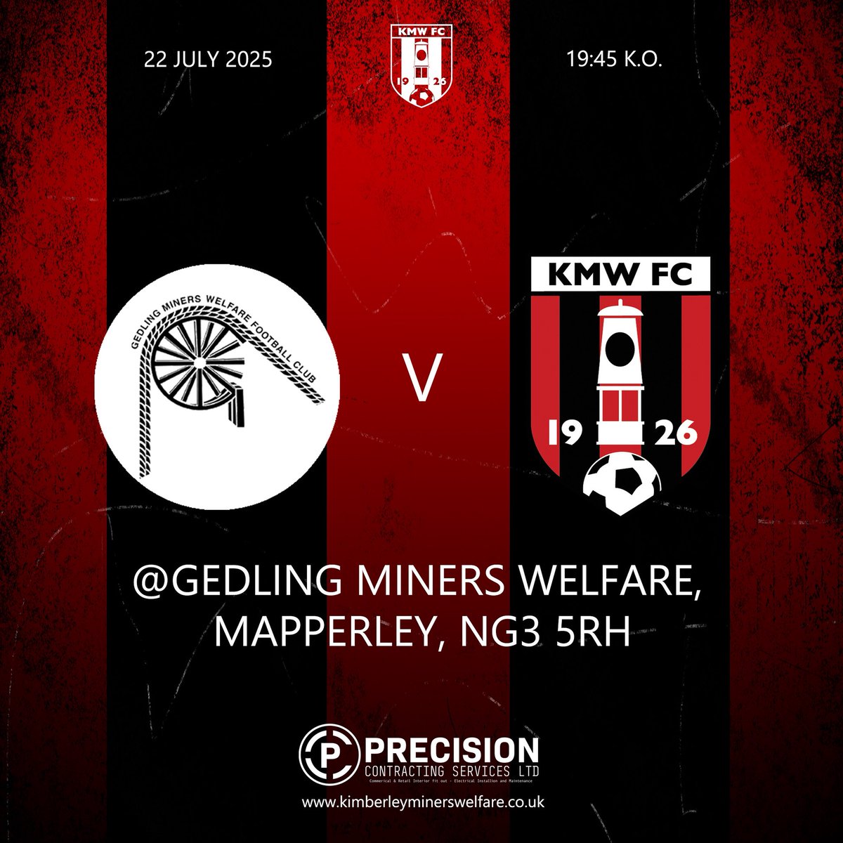 KimberleyMWFC's tweet image. Tomorrow sees our final preseason friendly as we make the trip to face Gedling Miners Welfare
kick off is at 19:45.
Please come along and support the lads