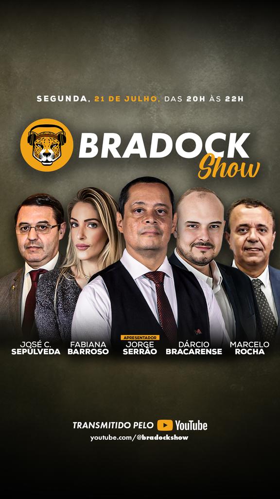 Jorge Serrão (@alertatotal) on Twitter photo Assista das 20h às 22h ao <a href="/BradockShow/">Bradock Show</a> Moraes bloqueia contas de Eduardo Bolsonaro e há risco de novas medidas contra <a href="/jairbolsonaro/">Jair M. Bolsonaro</a>
youtube.com/live/Jd6mLGgUS… Assista das 20h às 22h ao <a href="/BradockShow/">Bradock Show</a> Moraes bloqueia contas de Eduardo Bolsonaro e há risco de novas medidas contra <a href="/jairbolsonaro/">Jair M. Bolsonaro</a>
youtube.com/live/Jd6mLGgUS…