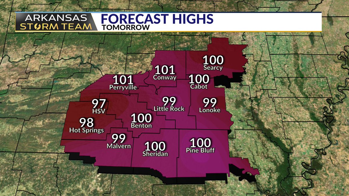 ToddYakoubian's tweet image. Some of you reach it for the first time this year tomorrow. #ARWX #ARStormTeam @KARK4News