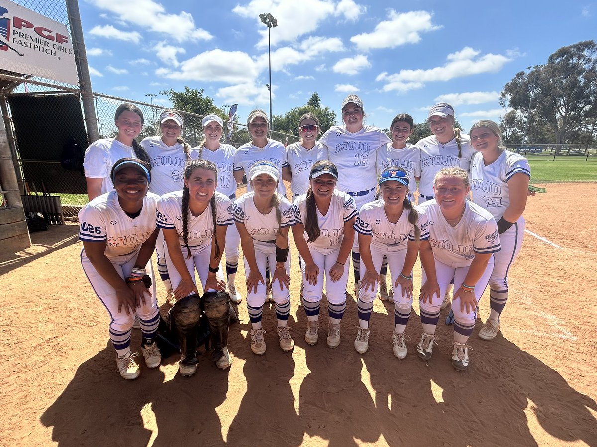 Bracket game 1 at <a href="/PGFnetwork/">PGF</a> 16U Premier Nationals is an 8-0 win over Dirtdogs Vasquez! 
We have a day off tomorrow and play Wednesday at 8 am @ Fountain Valley F1.

#RENEW 🧡💙 <a href="/BSherSB/">Barb Sherwood</a>