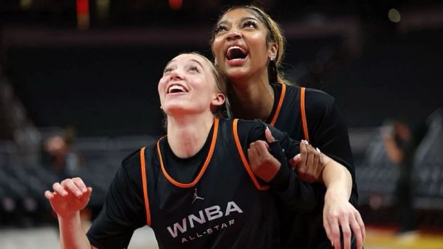 TheNBACentel's tweet image. Paige Bueckers reportedly had dinner with Angel Reese last night to inform her she’s half black.
(Via @TMZ_Sports)