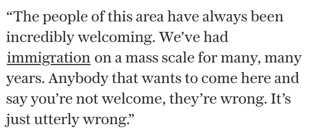 SAshworthHayes's tweet image. As with the rest of Britain, this experience might well be why they're now less welcoming.