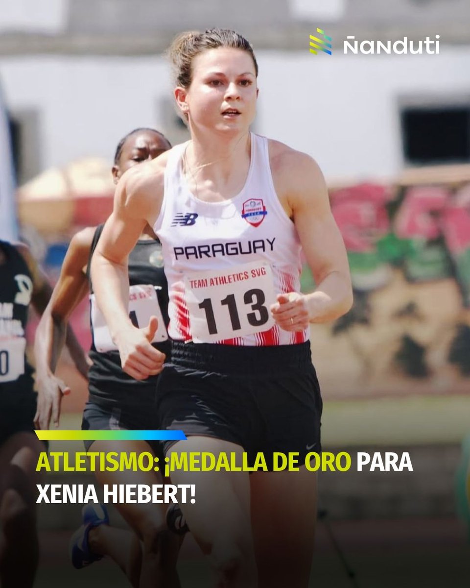 #Deportes 🏃‍♀️¡Destacada! 🇵🇾🥇La velocista paraguaya Xenia Hiebert, logró la presea dorada, en los 100 metros en San Vicente y Granadinas🇻🇨

🏃‍♀️🇵🇾La compatriota ganó la competencia en el marco del TASVG National Championships que se registra en el mencionado país.

🏆Siguen y suman