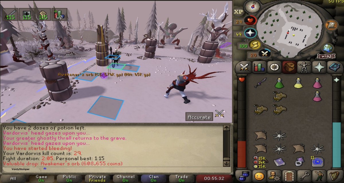 B_AWSOME's tweet image. First Vardorvis drop,
Pet hunt begins

#OSRS