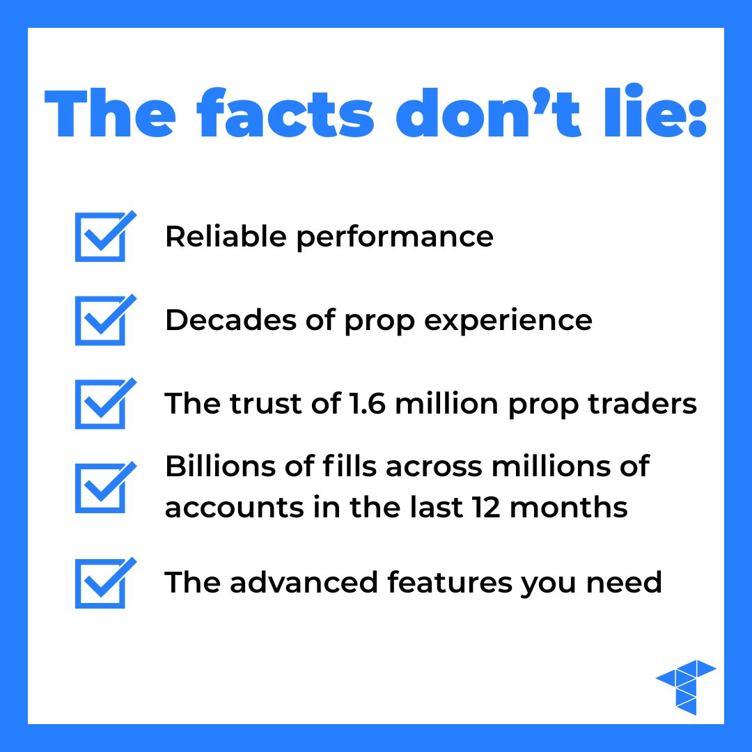 When it comes to prop trading, the choice is obvious.

tradovate.com
