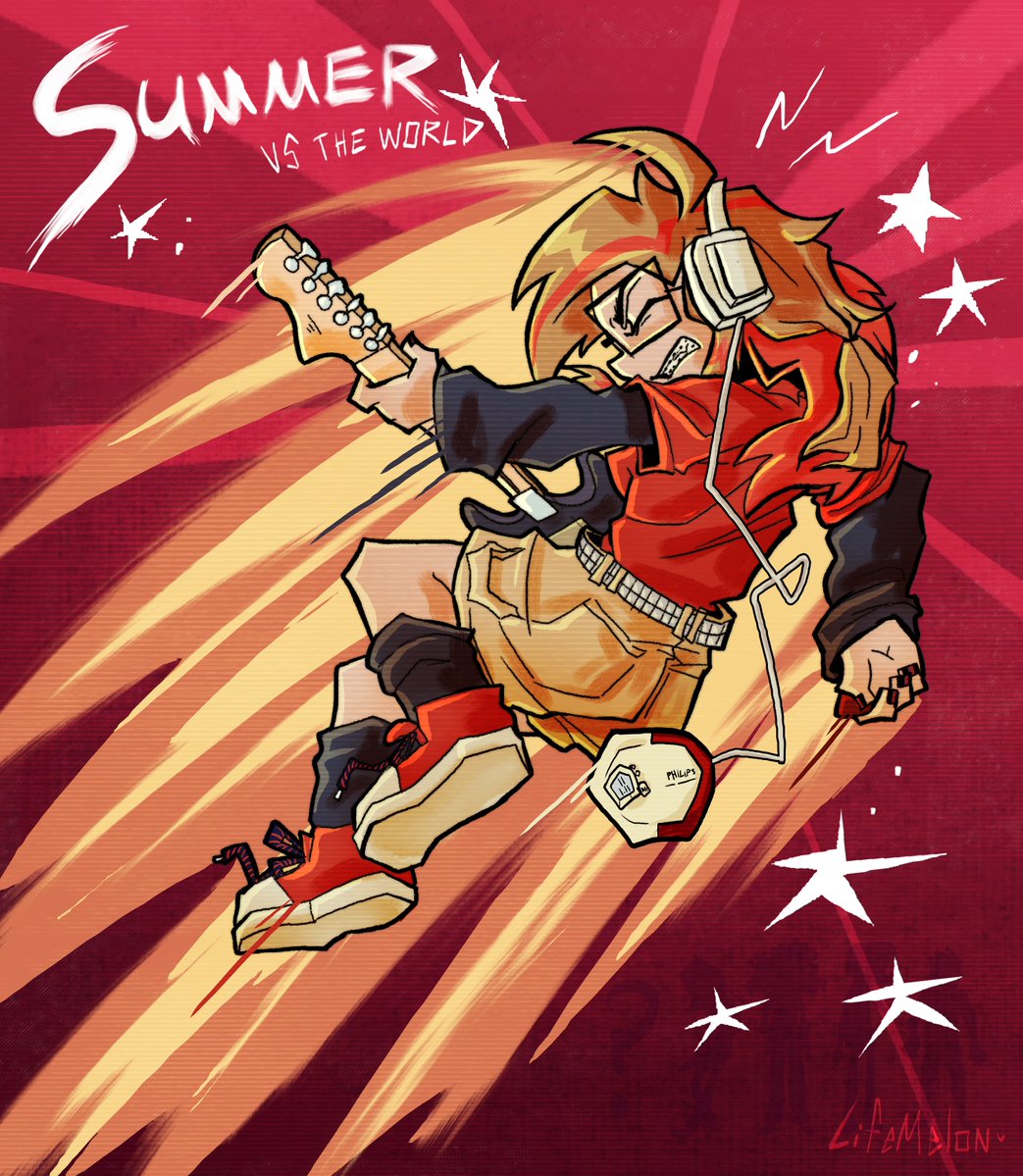 LifeMelon1's tweet image. Watched #ScottPilgrimTakesOff  today!! 💖

#ScottPilgrim #fanart #2000s
