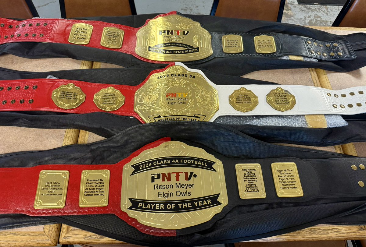 PrepNation_TV's tweet image. #OKPrepStory: @RitsonMeyer strikes PNTV
Gold, as the 2024 Class 4A Football Player
of the Year; 2025 Class 5A Wrestler of the
Year: and 2025 Class 5A All State in Spring
Baseball. Congratulations Ritson! #PNTV
#PNTVElite #OKPreps