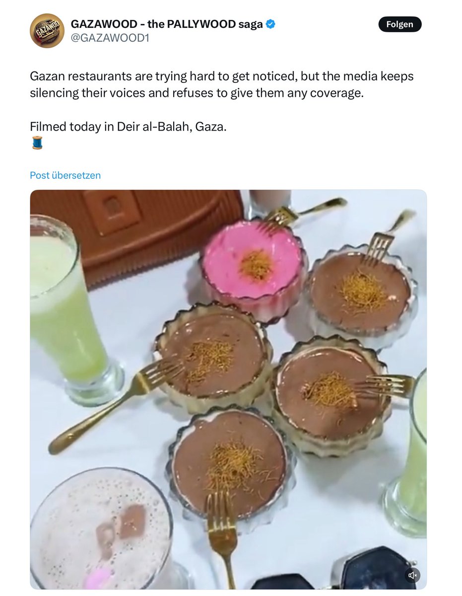 BakuninsT's tweet image. Lügen und große Lügen
Gazawood ist ein pro-zionistischer Account für Desinformation, der sich auf die Leugnung der Hungersnot in Gaza mithilfe der Strategie der großen Lüge spezialisiert hat.
Thread 🧵 1/10