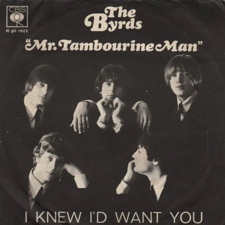 KTrain939913's tweet image. Today in Rock History
July 22, 1965
The Byrds’ rendition of Bob Dylan’s “Mr. Tambourine Man” topped the UK Singles Chart, as well as charts in Ireland, South Africa, and the US.