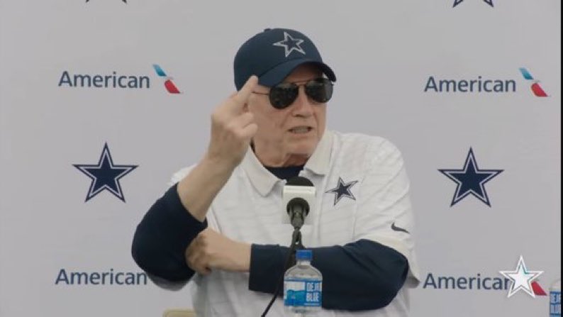 Lord_Dylly's tweet image. Best Players on the Dallas Cowboys, according to Jerry Jones:
1) Michael Parsons
2) Derrek Prescott
3) Cedric Lamb
4) Taylor Smith
5) Darren Bland