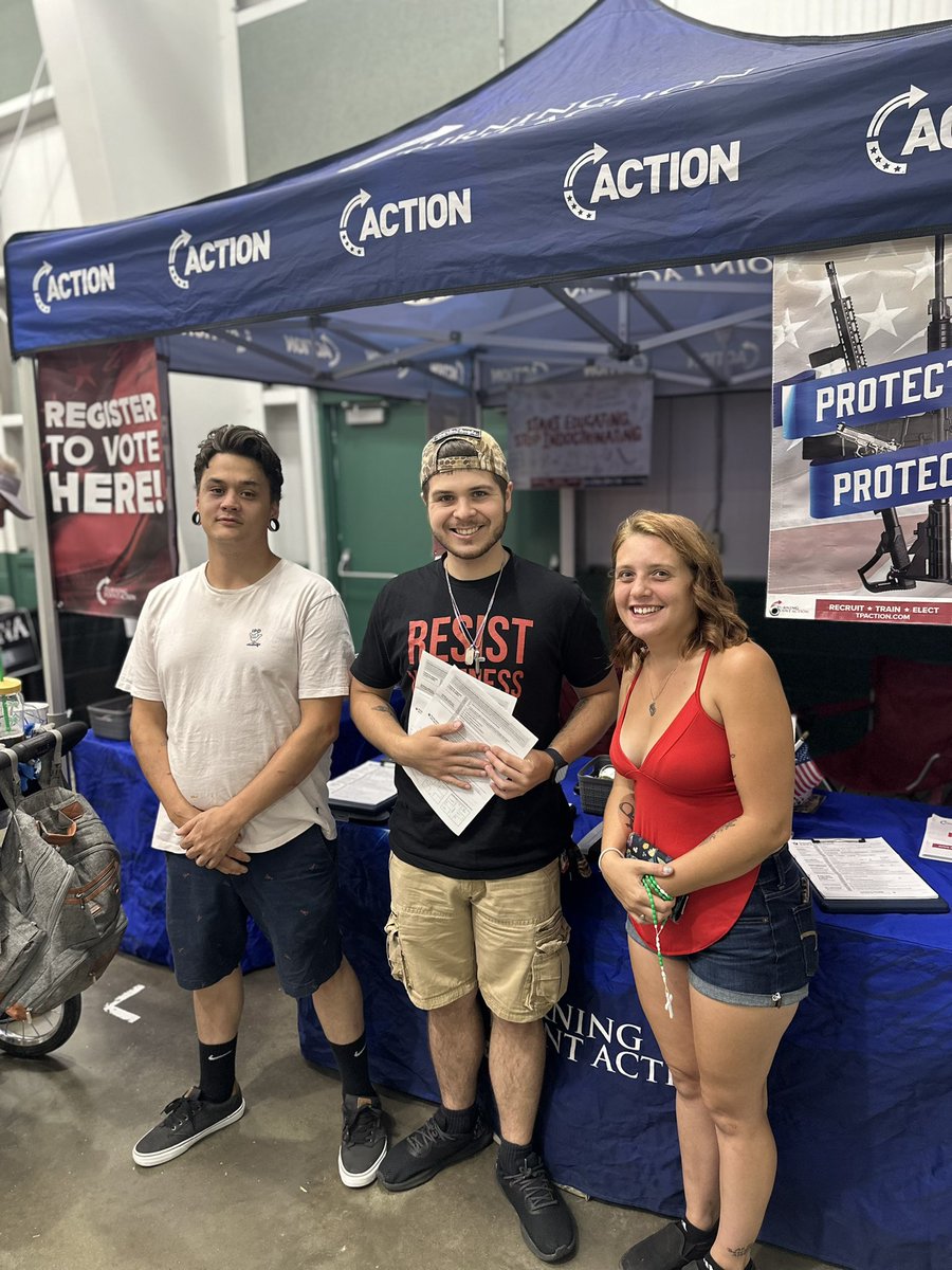 NFormicaGOP's tweet image. Double the registrations!
Austin & Alissa are NOW registered to vote Republican! +2 🔴
They are first time voters that are ready for this important off year election! 🗳️
York State Fair, Pennsylvania! 📌
@TPAction_