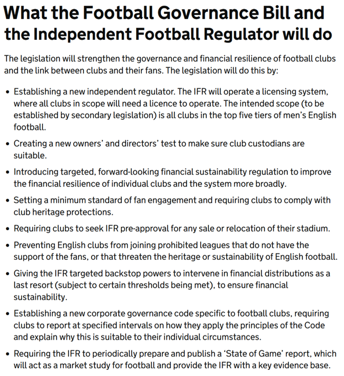 EFC_FanAdvisory's tweet image. The Football Governance Bill became law today. Everton FAB worked hard to ensure fans voices are heard and made sure Fan Advisory Boards were included in the Bill.
gov.uk/government/pub…