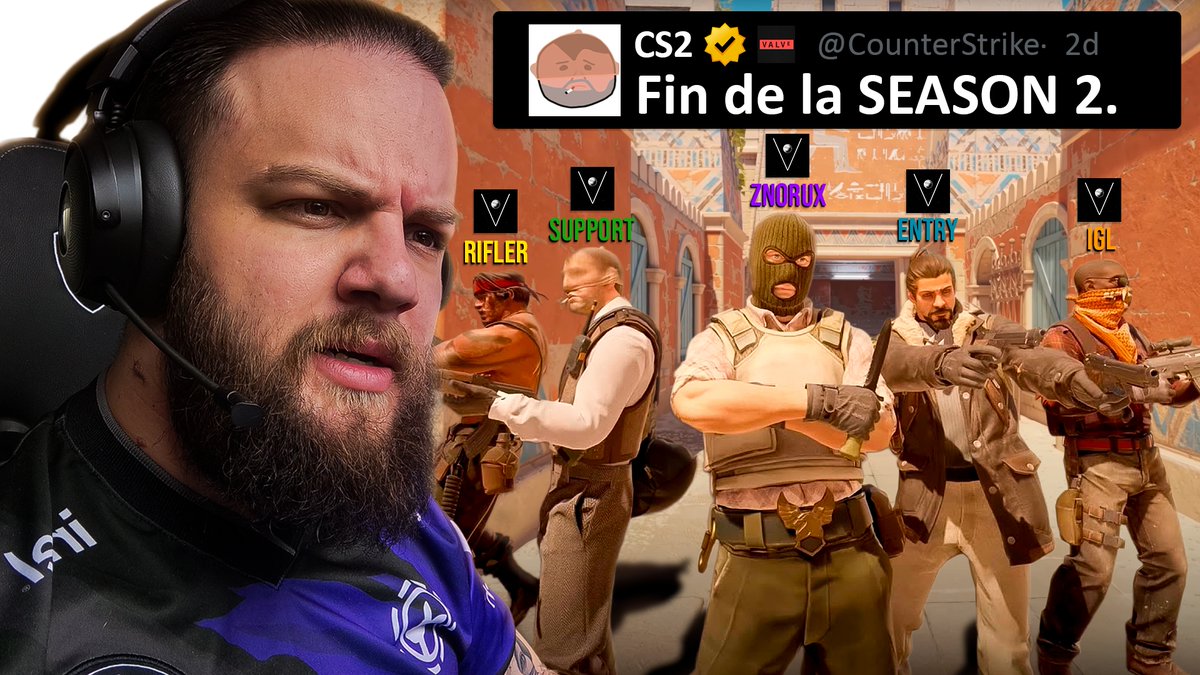 Znorux's tweet image. ¡NUEVO VIDEO!
ÚLTIMA PRÁCTICA con mi EQUIPO antes de EMPEZAR A COMPETIR (AWP) | CS2

youtu.be/1Rh0_bxAkfU 🔱

&quot;Se acabaron los entrenamientos, el siguiente match vuelvo a competir ❤️&quot;