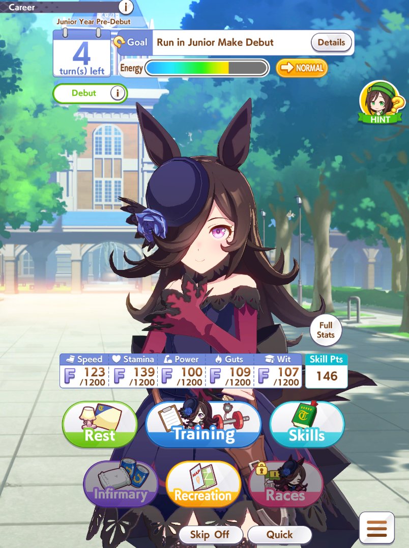 Rodan_IraVT's tweet image. There's a whole lot of shit going on right now... and all I'm doing is giving Umamusume a go. On the plus side, look how cute Rice Shower is!🤣
(I have no idea what the hell I'm doing...)