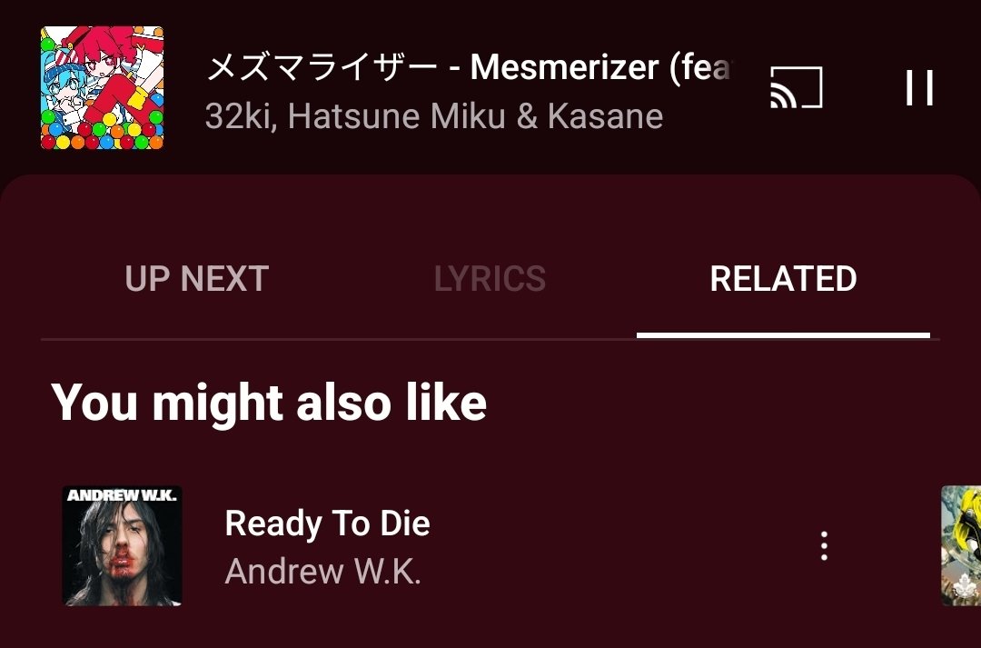 bthnecrotic's tweet image. you know what youtube music, youre so right I might also like that