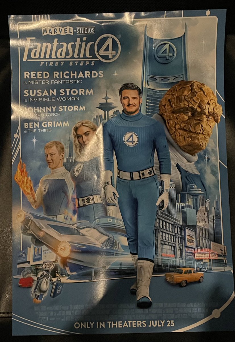 Mar_Tesseract's tweet image. Seated in row ‘F’ for a screening of #FantasticFour