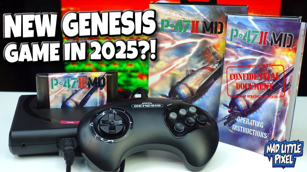 madlittlepixel's tweet image. P-47 II MD For The SEGA Genesis Is OFFICIALLY Here from @RetroBitGaming! Check out the new physical release in my video here:
youtu.be/QkhDkNVLhjw