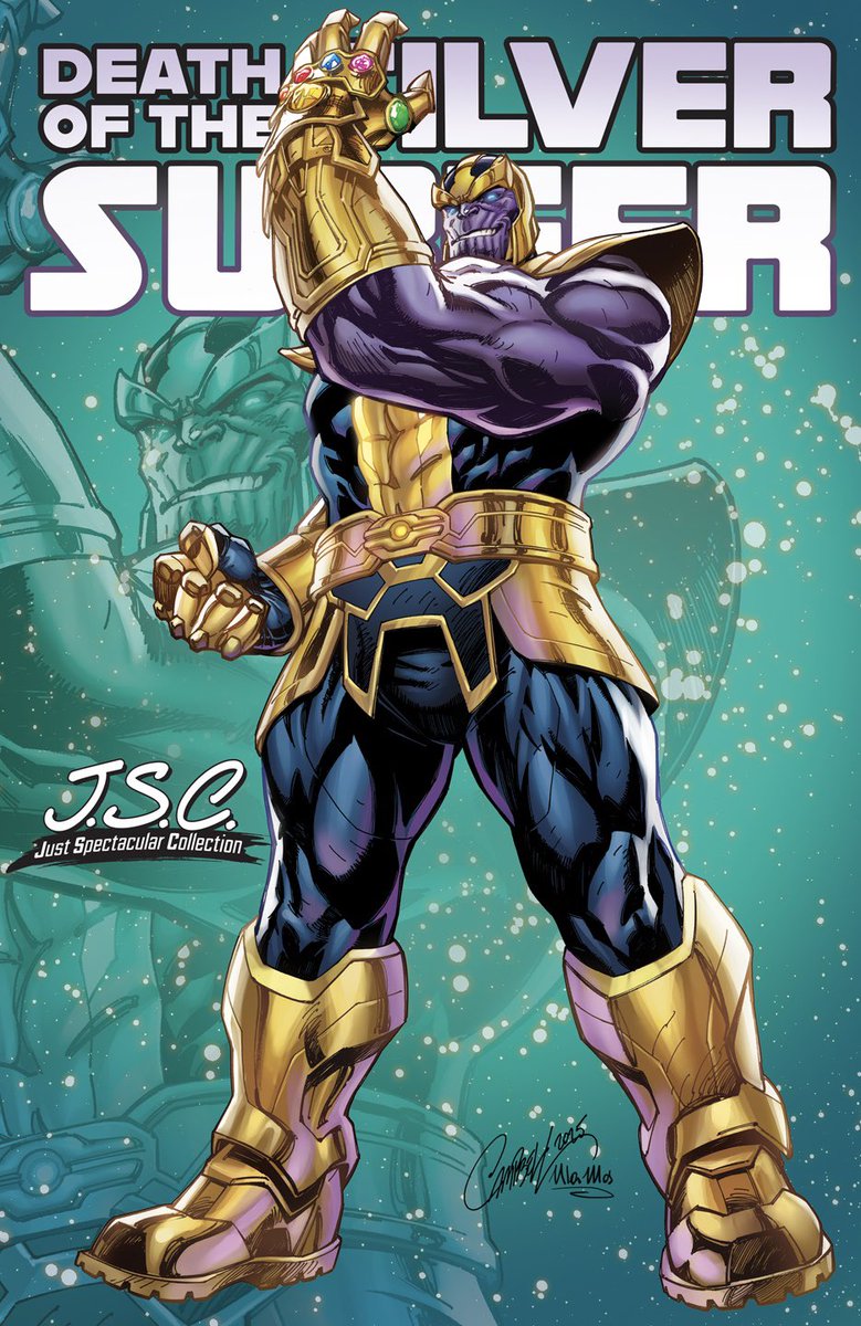 JScottCampbell's tweet photo. 💥 Today is FOC (Final Order Cutoff) for these #Marvel J.S.C. #JustSpectacularCollection books hitting comic shops in August!:

DEATH OF THE #SILVERSURFER #3
#AVENGERS #29
#MARVELKNIGHTS: THE WORLD TO COME #3
#WOLVERINE #12

Colors by @Sabine_rich  &amp; @ulamosart https://t.co/slBYql0LZP