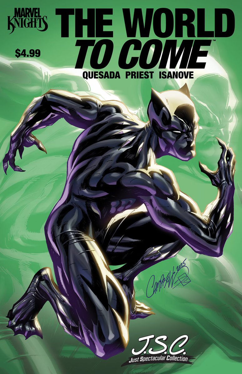 JScottCampbell's tweet photo. 💥 Today is FOC (Final Order Cutoff) for these #Marvel J.S.C. #JustSpectacularCollection books hitting comic shops in August!:

DEATH OF THE #SILVERSURFER #3
#AVENGERS #29
#MARVELKNIGHTS: THE WORLD TO COME #3
#WOLVERINE #12

Colors by @Sabine_rich  &amp; @ulamosart https://t.co/slBYql0LZP