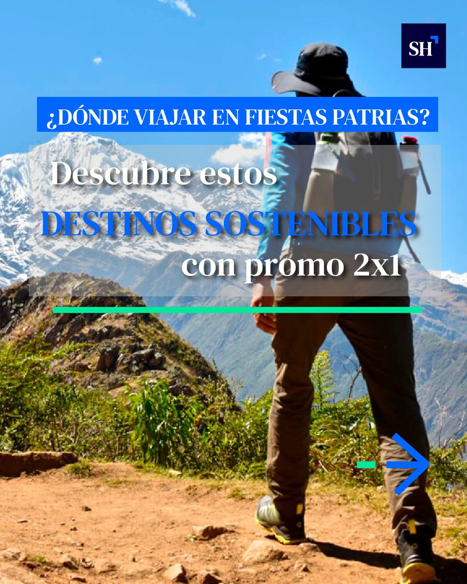 StakeholdersRS's tweet image. 🇵🇪 ¿Dónde viajar en Fiestas Patrias? Explora Áreas Naturales Protegidas con promo 2x1 y haz turismo responsable. Paisajes únicos que cuidan el ambiente y a las comunidades.

#FiestasPatrias2025 #TurismoSostenible #ÁreasNaturalesProtegidas #PerúResponsable #Noticias #Perú