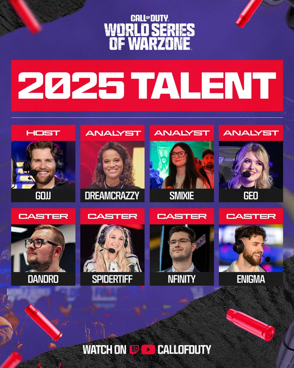 We've got a STACKED talent lineup for the return of #WSOW streams 🤩