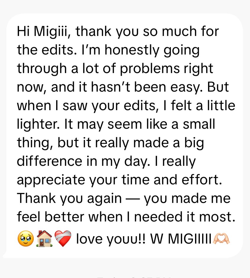 hidariszn's tweet image. this means the world to me man. 🥹
thank you all for giving sm love. i think it's pretty cool that something as little as my edits would make people's day or even smile for a moment. ❤️🩹
shoutout nms jason & sakura!