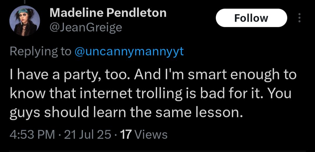 PUNlSHEDJesus's tweet image. Madeline has 1.6 million followers on tiktok and instead of using her platform to help build the party she claims she's in, she's on here Fed-jacketing ACP.
She has no work to show for herself of what she's doing in the real world to help the working class. Pathetic or suspect?