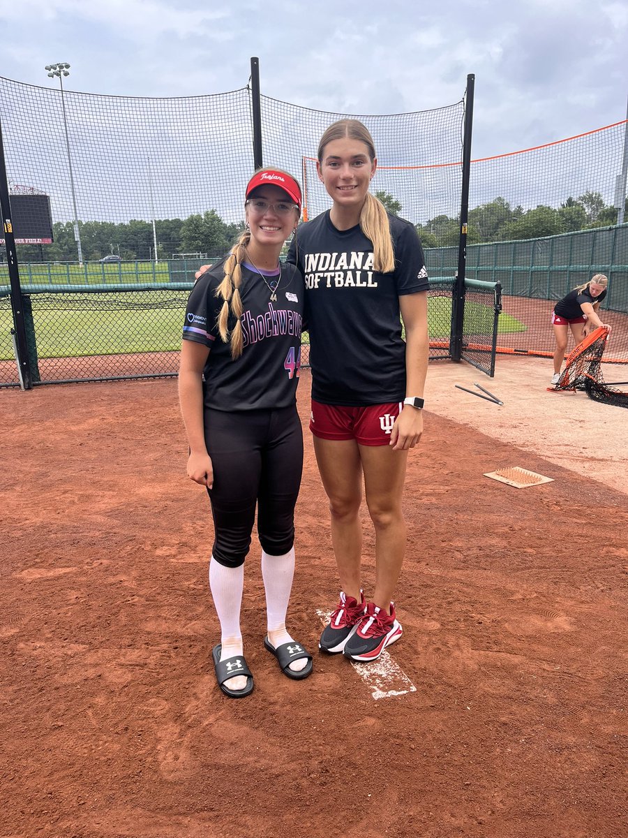 Kara Biever (@karabiever) on Twitter photo Thank you <a href="/IndianaSB/">Indiana Softball</a> for an amazing camp! Loved talking and getting to know more about the team and the campus! It was great to see <a href="/HannahHaberstro/">Hannah Haberstroh</a> and <a href="/_taylorbarrett2/">Taylor Barrett 2027</a> again! Loved getting to meet and talk to <a href="/brooke_mannon/">Brooke Mannon</a>!
<a href="/CoachStanton/">Shonda Stanton</a> <a href="/KendraKirkhoff/">Kendra Kirkhoff</a> <a href="/ChandaBell2/">Chanda Bell</a> Thank you <a href="/IndianaSB/">Indiana Softball</a> for an amazing camp! Loved talking and getting to know more about the team and the campus! It was great to see <a href="/HannahHaberstro/">Hannah Haberstroh</a> and <a href="/_taylorbarrett2/">Taylor Barrett 2027</a> again! Loved getting to meet and talk to <a href="/brooke_mannon/">Brooke Mannon</a>!
<a href="/CoachStanton/">Shonda Stanton</a> <a href="/KendraKirkhoff/">Kendra Kirkhoff</a> <a href="/ChandaBell2/">Chanda Bell</a>