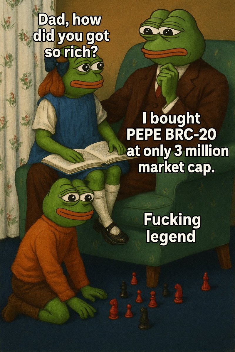 AlynOnBitcoin's tweet image. Some chase pumps.
Others become the pump.
Real ones ape early, the rest just watch history.
#pepe #brc20 #btc