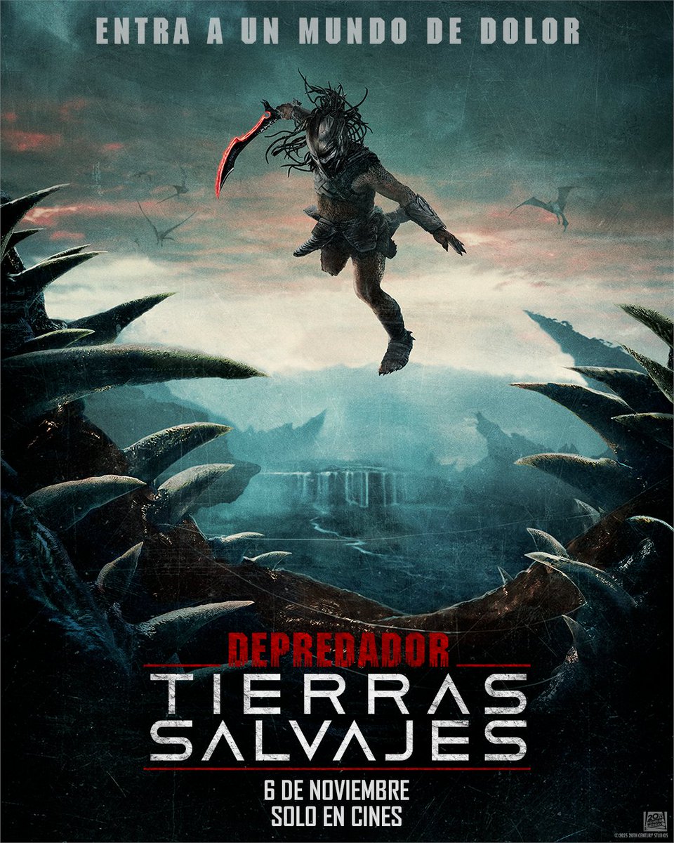 ToursCinema's tweet image. Poster de #DepredadorTierrasSalvajes
Protagonizada por #ElleFanning y Dimitrius Schuster-Koloamatangi.
Dirigida por #DanTrachtenberg
Estreno en cines el 6 de noviembre.