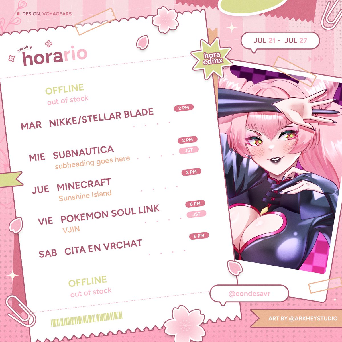 CondesaVR's tweet image. Mi horario going brrrrr
Cositas que se vienen!
