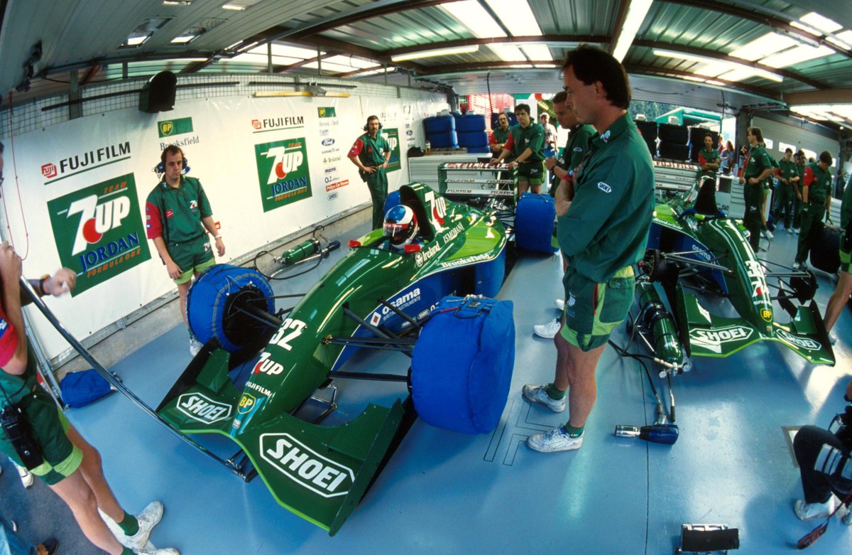 LegendarysF1's tweet image. Michael Schumacher, 7UP Jordan 191 - Ford HBA4 3.5 V8. GP Spa-Francorchamps 1991.
📸: DPPI
#F1